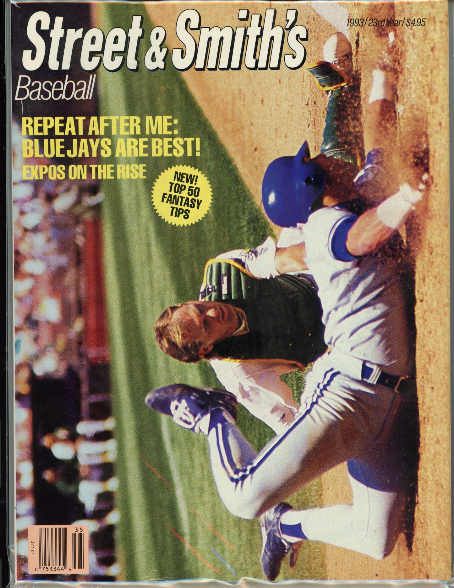 Street And Smith's Vintage Baseball Magazine (1993 Yearbook) Toronto Blue Jays