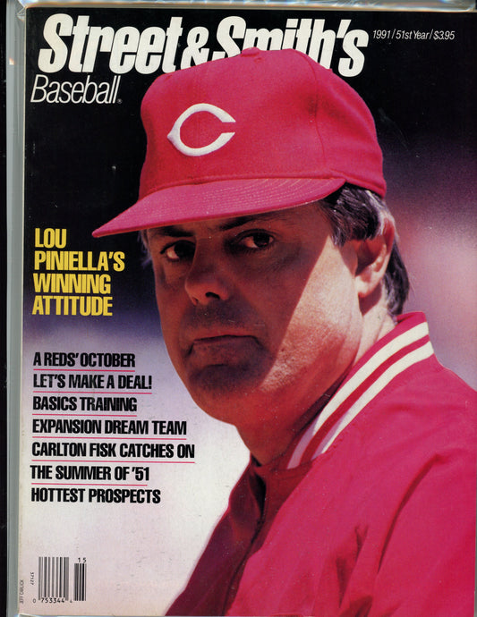 Street And Smith's Vintage Baseball Magazine (1991 Yearbook) Lou Pinella