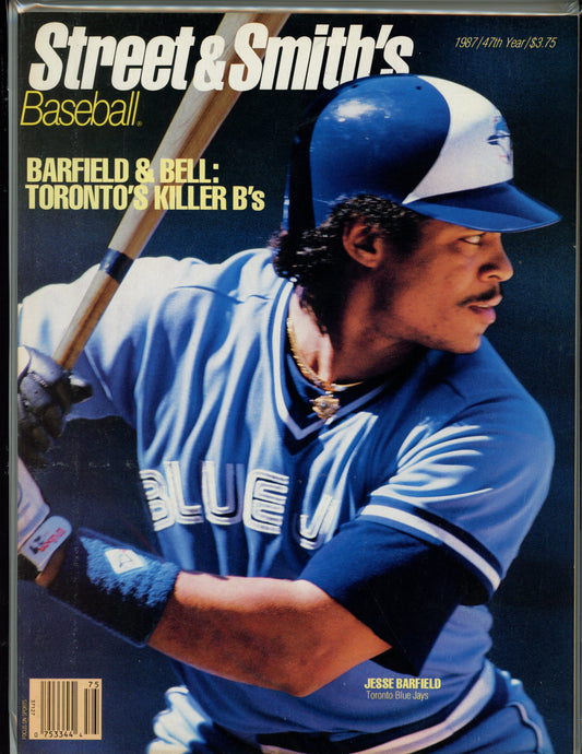 Street And Smith's Vintage Baseball Magazine (1987) Jesse Barfield