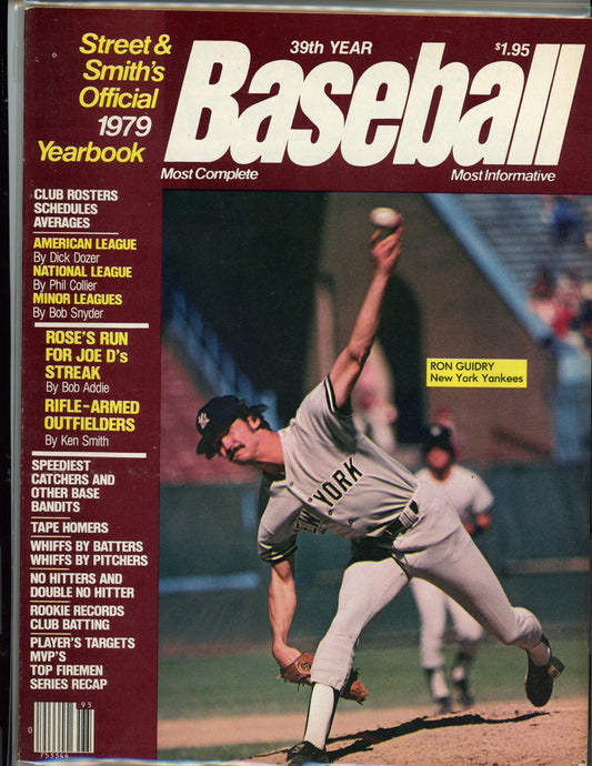 Street And Smith's Vintage Baseball Magazine (1979 Yearbook) New York Yankees