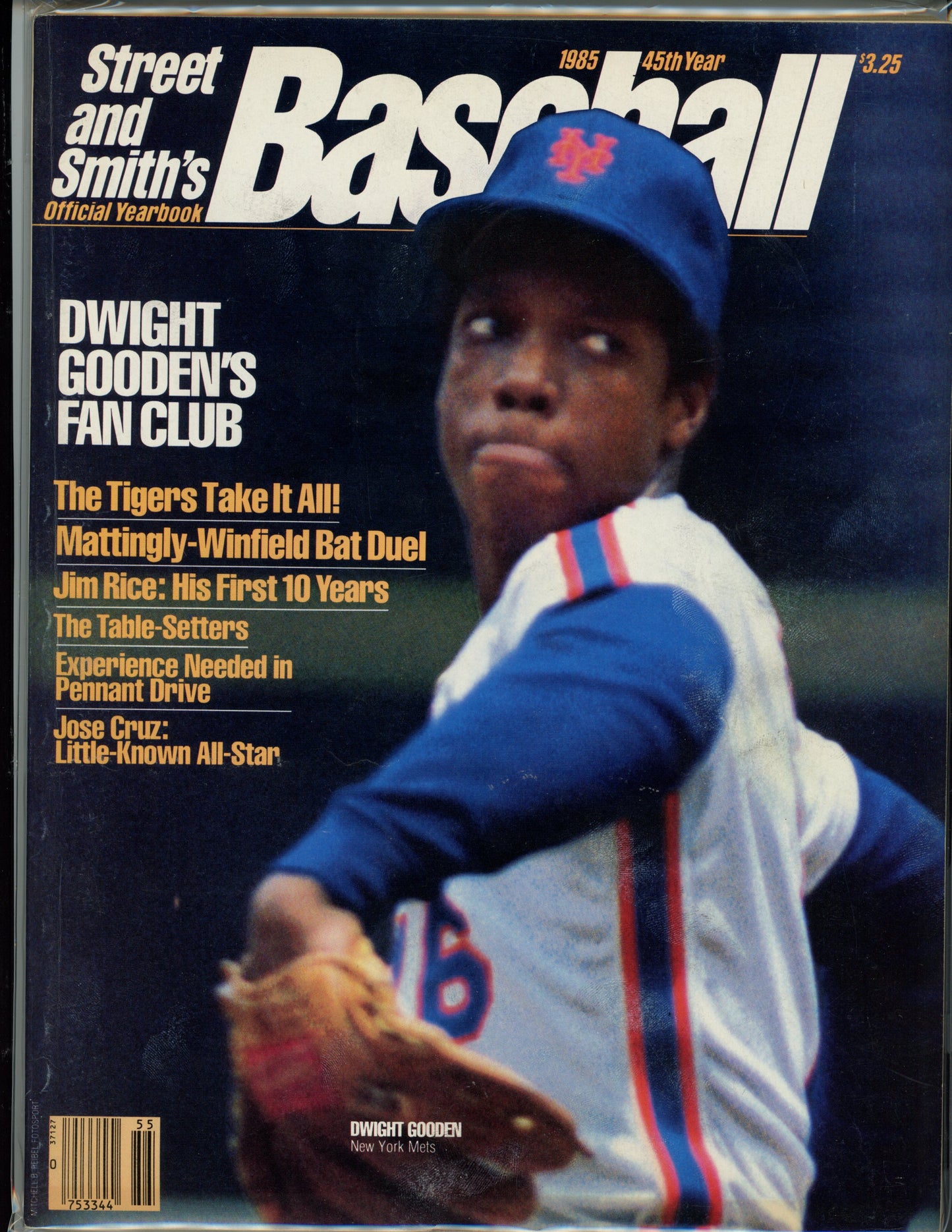 Street And Smith's Vintage Baseball Magazine (1985 Yearbook) Dwight Gooden
