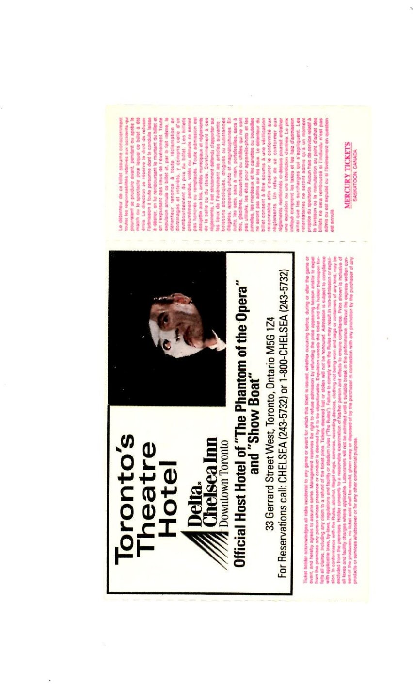 Original OASIS Vintage Concert Ticket Stub Lee's Palace (Toronto, 1994) Very Rare!