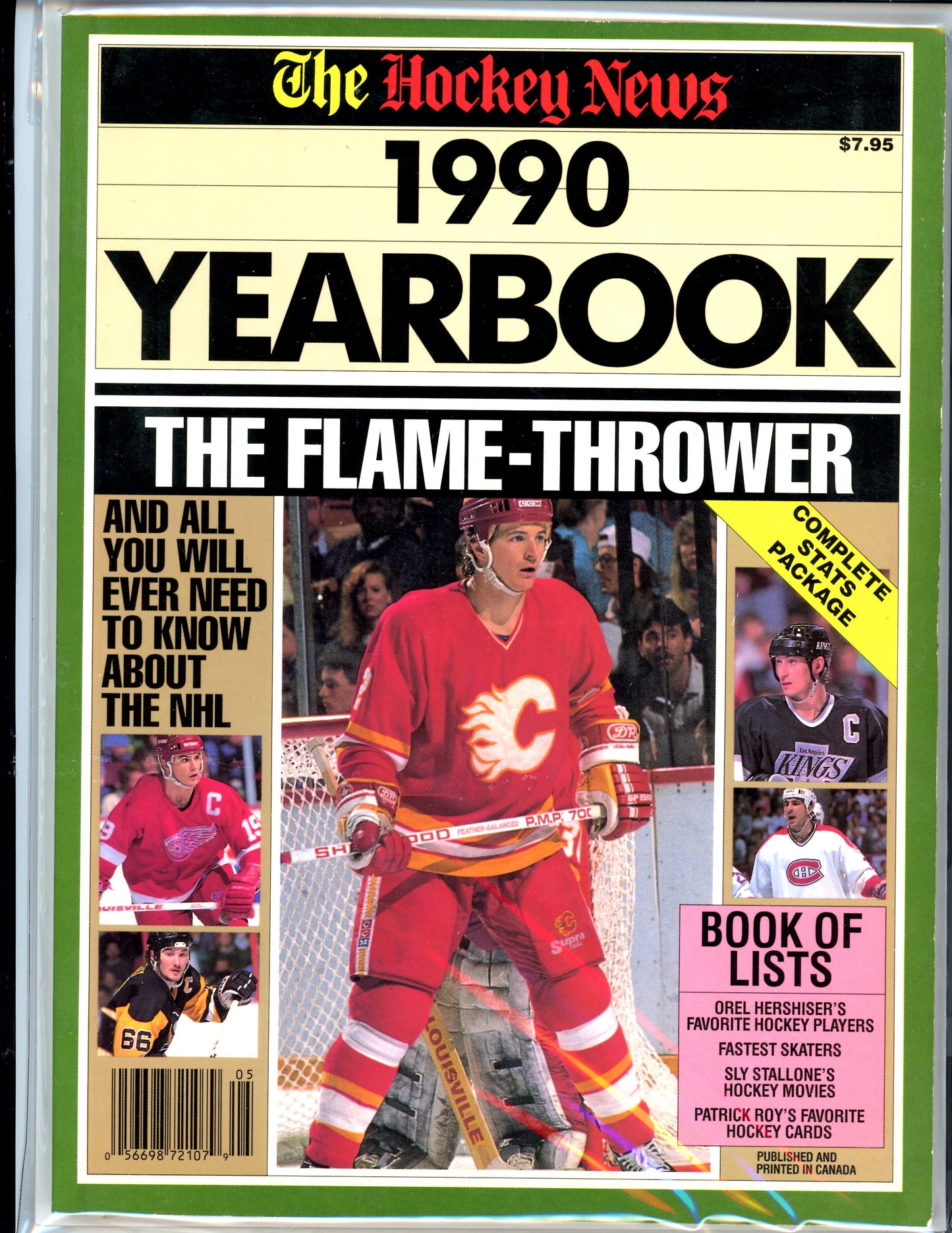 The Hockey News NHL (1990 Yearbook) Vintage Magazine Al MacInnis, Wayne Gretzky