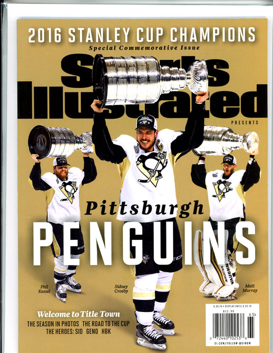 Sports Illustrated Commemorative issue (August, 2016) Stanley Cup Champions, Sidney Crosby No Label