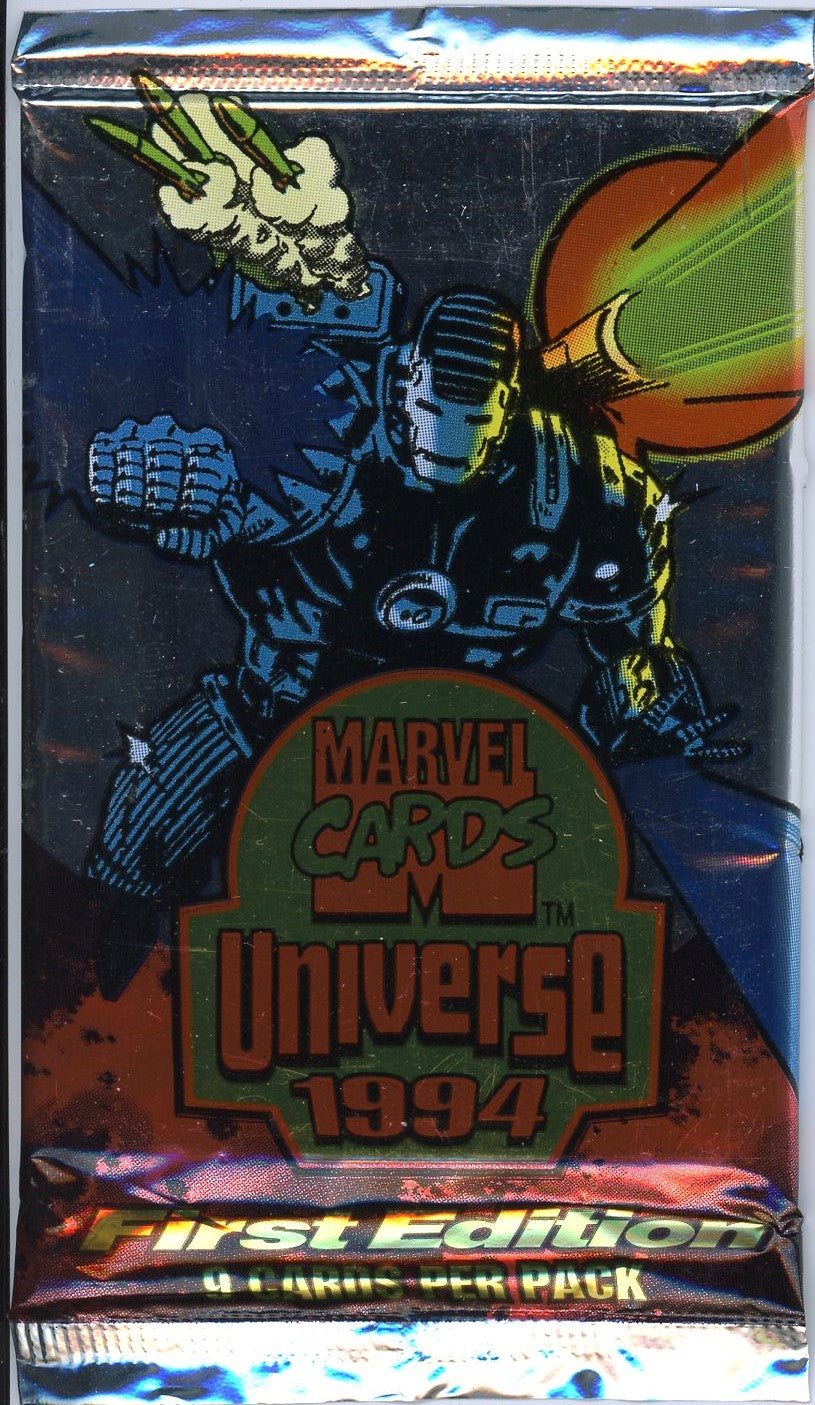 1994 Marvel Cards Universe First Edition Unopened Wax Pack (9 Cards)