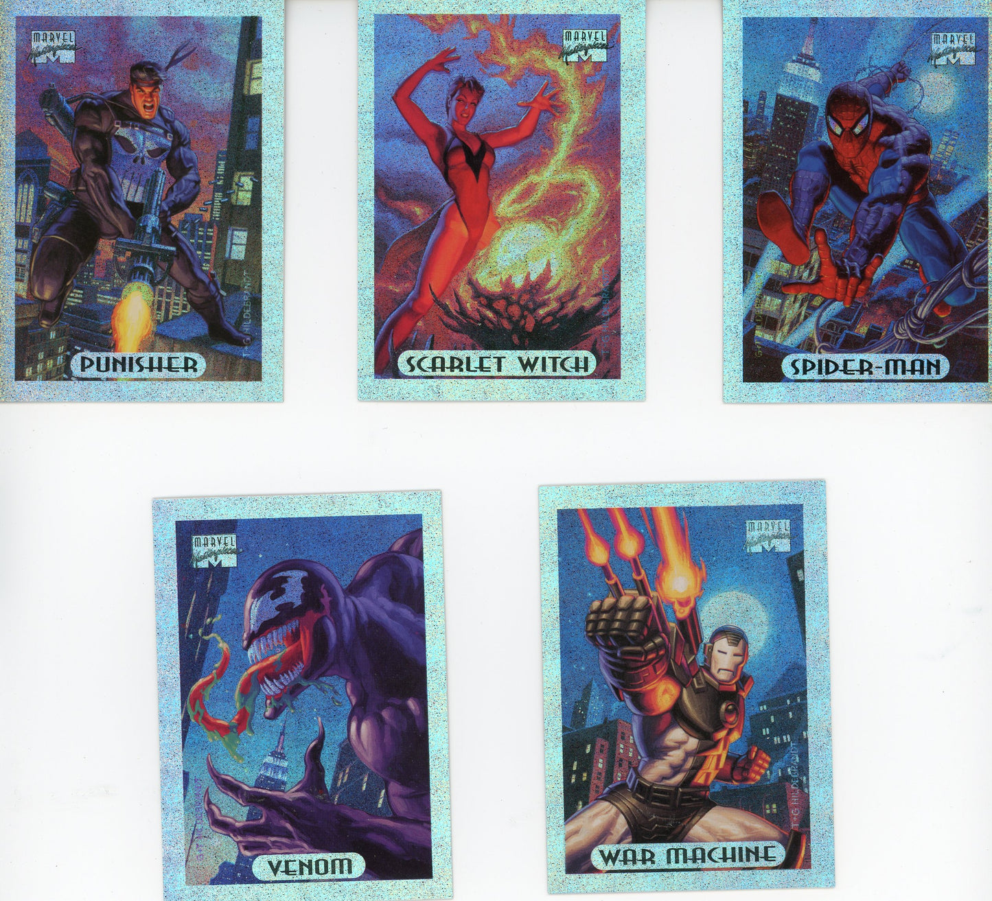1994 Marvel Holo Foil (10 Card Set) Rare!