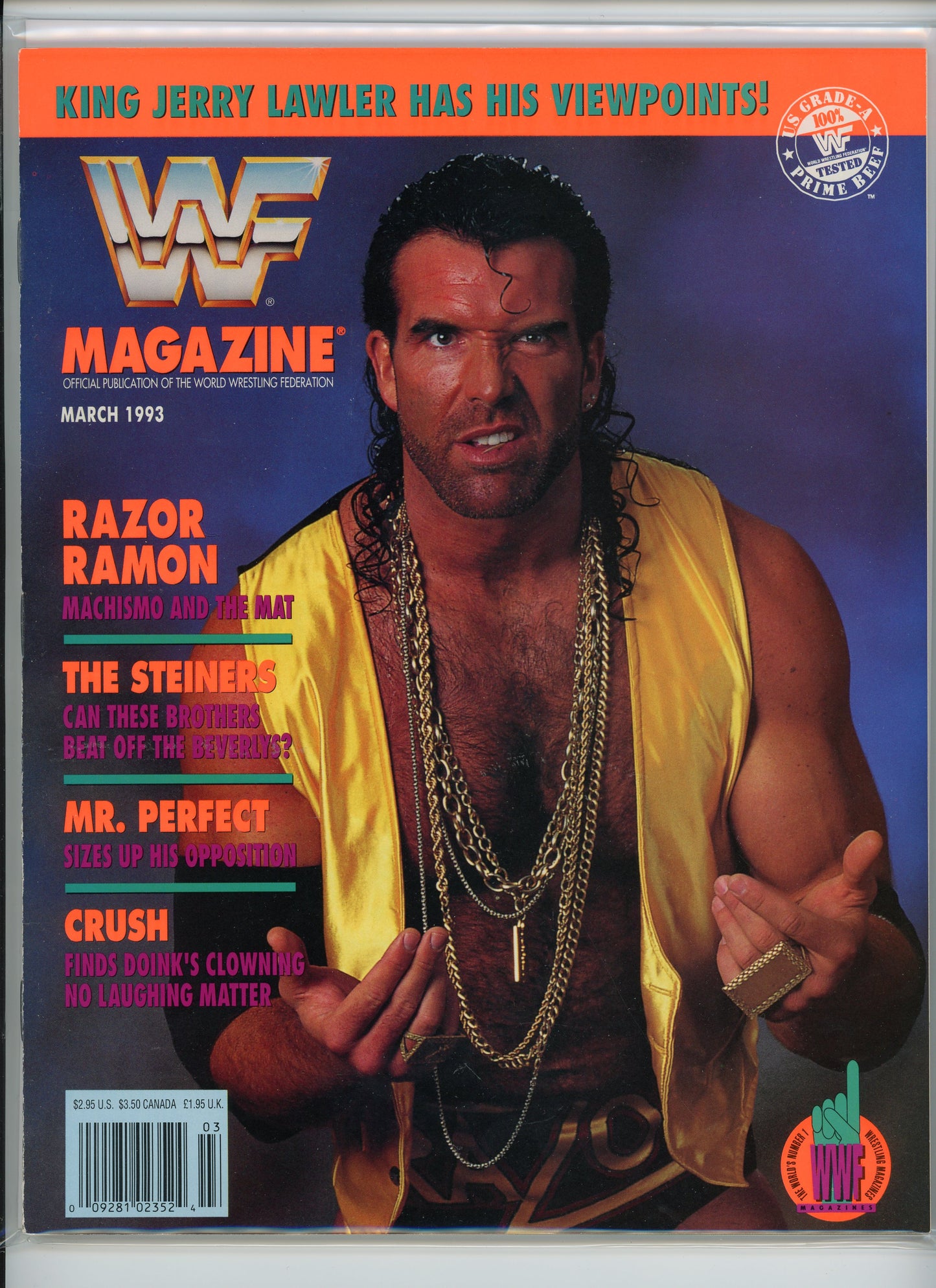 WWF Magazine (March 1993) Razor Ramon