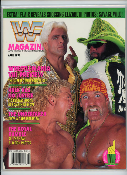 WWF Magazine (April 1992) Wrestlemania VIII Preview