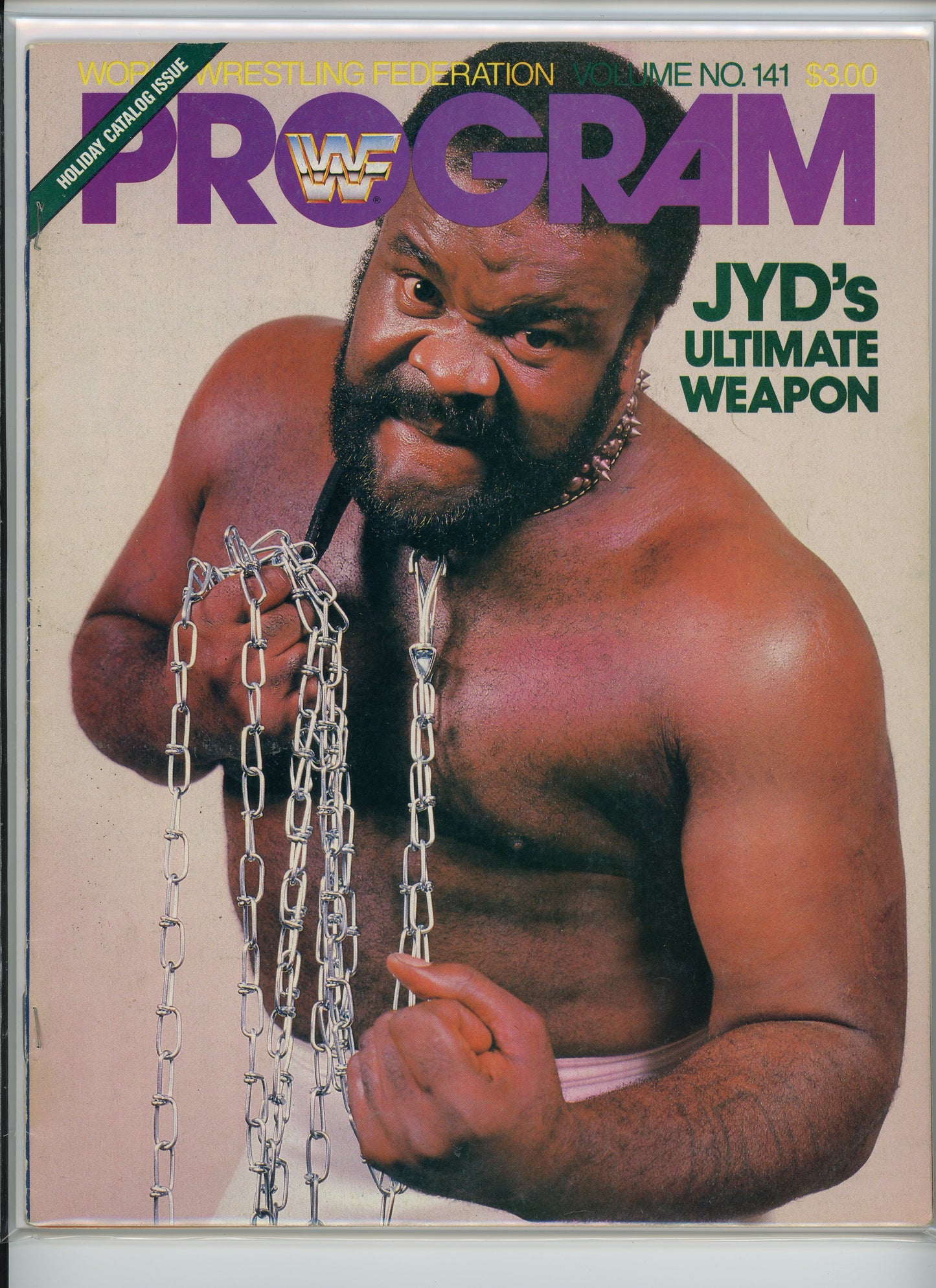 WWF Program Vol. No. 141 Issue JYD Junk Yard Dog