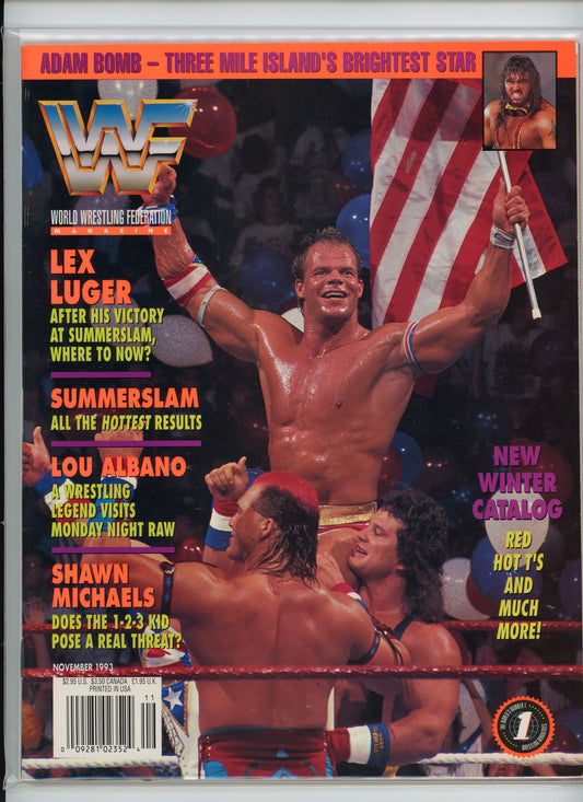 WWF Magazine (November 1993) Lex Luger