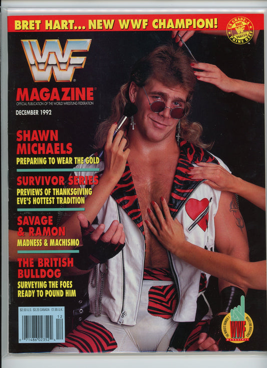 WWF Magazine (December 1992) Shawn Michaels