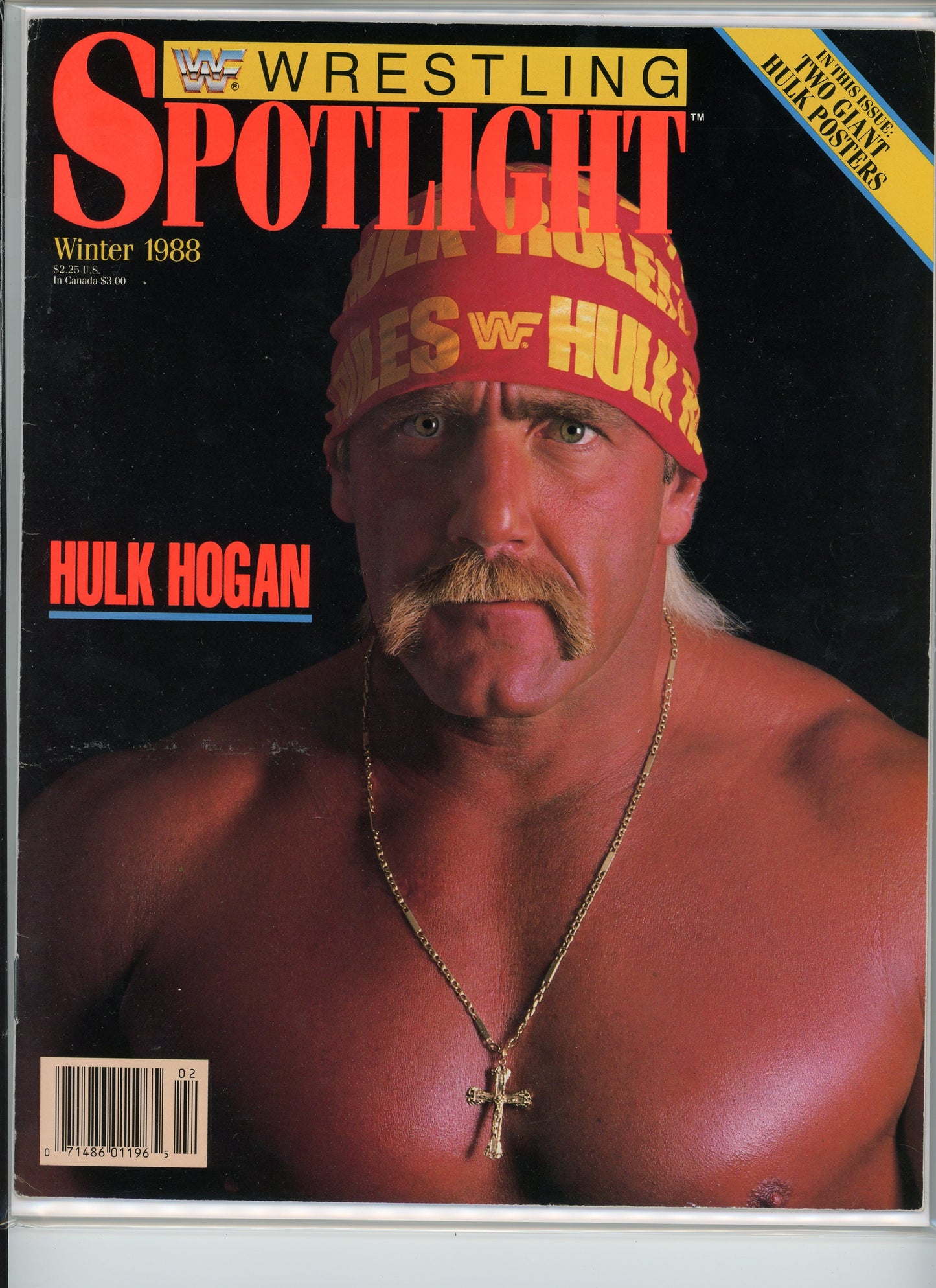 WWF Wrestling Spotlight Magazine (Winter 1988) Hulk Hogan