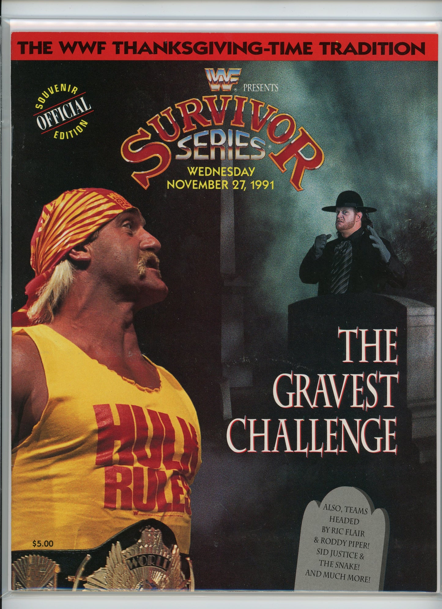 WWF Presents Survivor Series November 27, 1991 Official Souvenir Edition