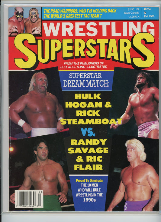 Wrestling Superstars Magazine (Fall 1989) Hogan, Savage