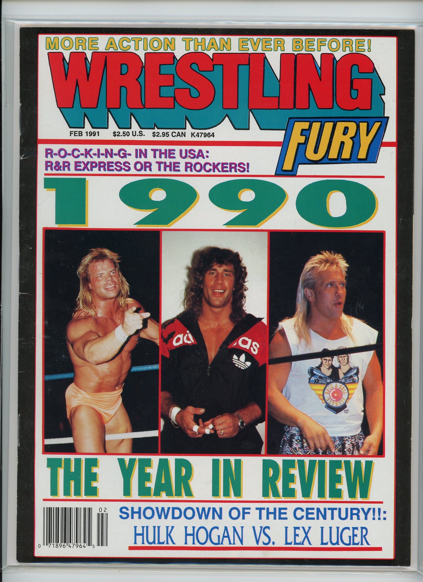 Wrestling Fury Magazine (February 1991) The Year in Review