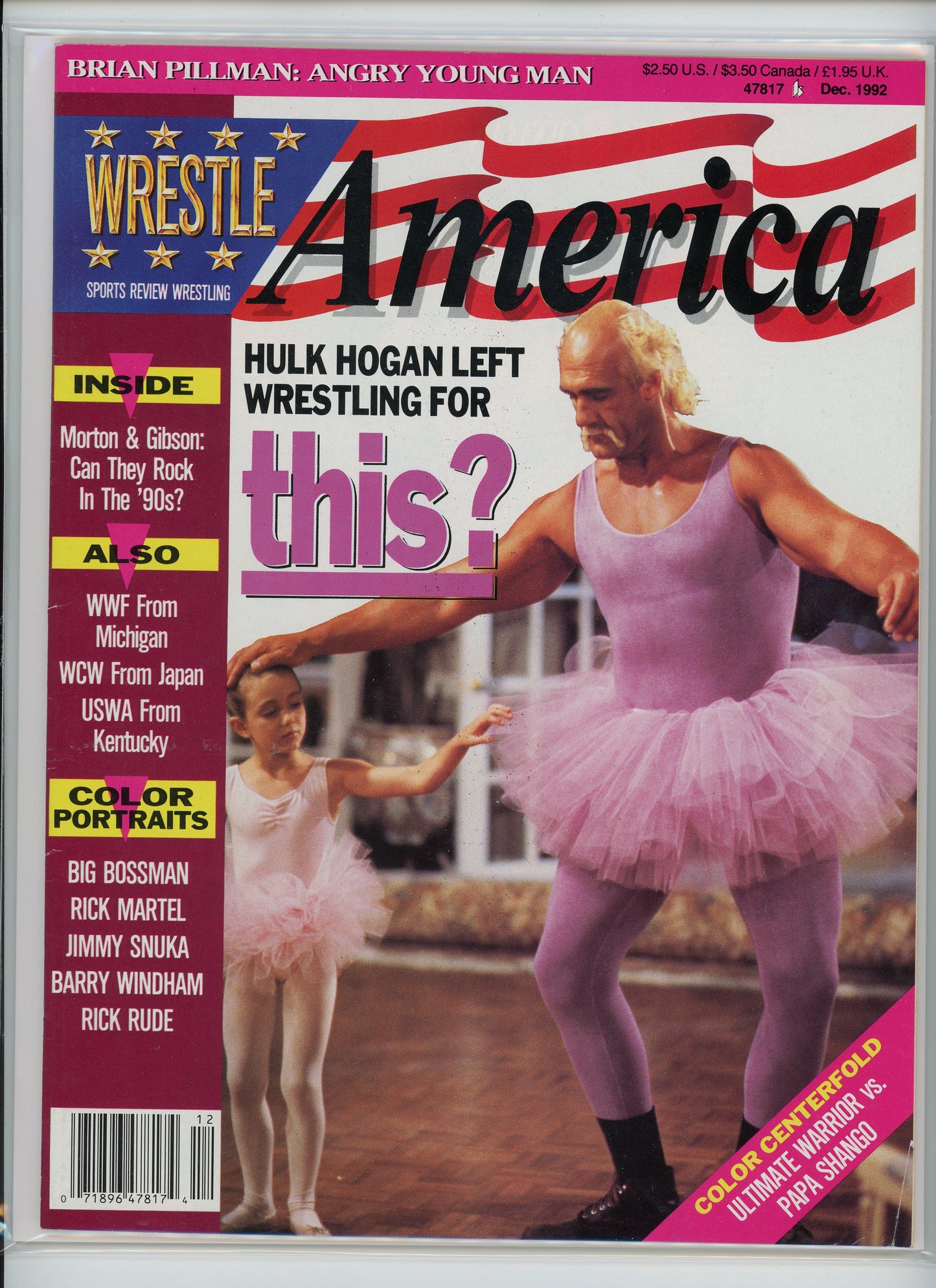 Wrestle America Magazine (December 1992) Hulk Hogan