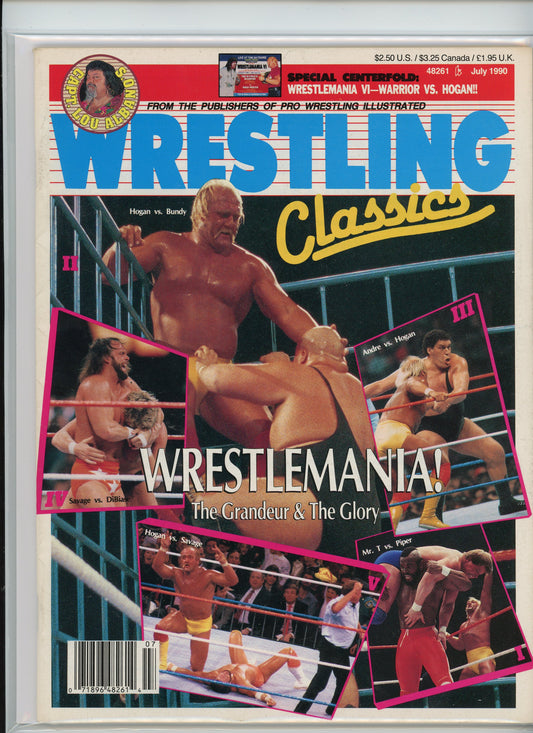 Wrestling Classics Magazine (July 1990) Wrestlemania VI