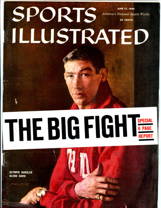 Sports Illustrated Vintage Magazine Rare Newsstand Edition (June 27, 1960) Glenn Davis
