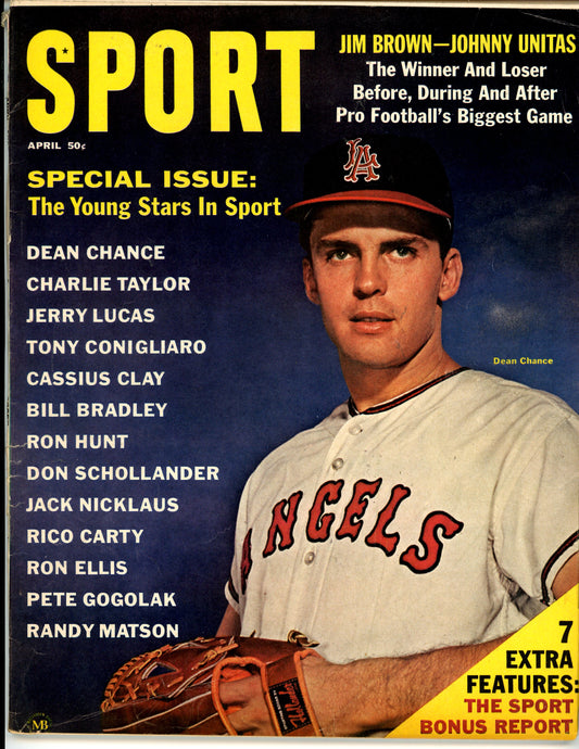 Sport Vintage Magazine Rare Newsstand Edition (April, 1965) Dean Chance, Jack Nicklaus