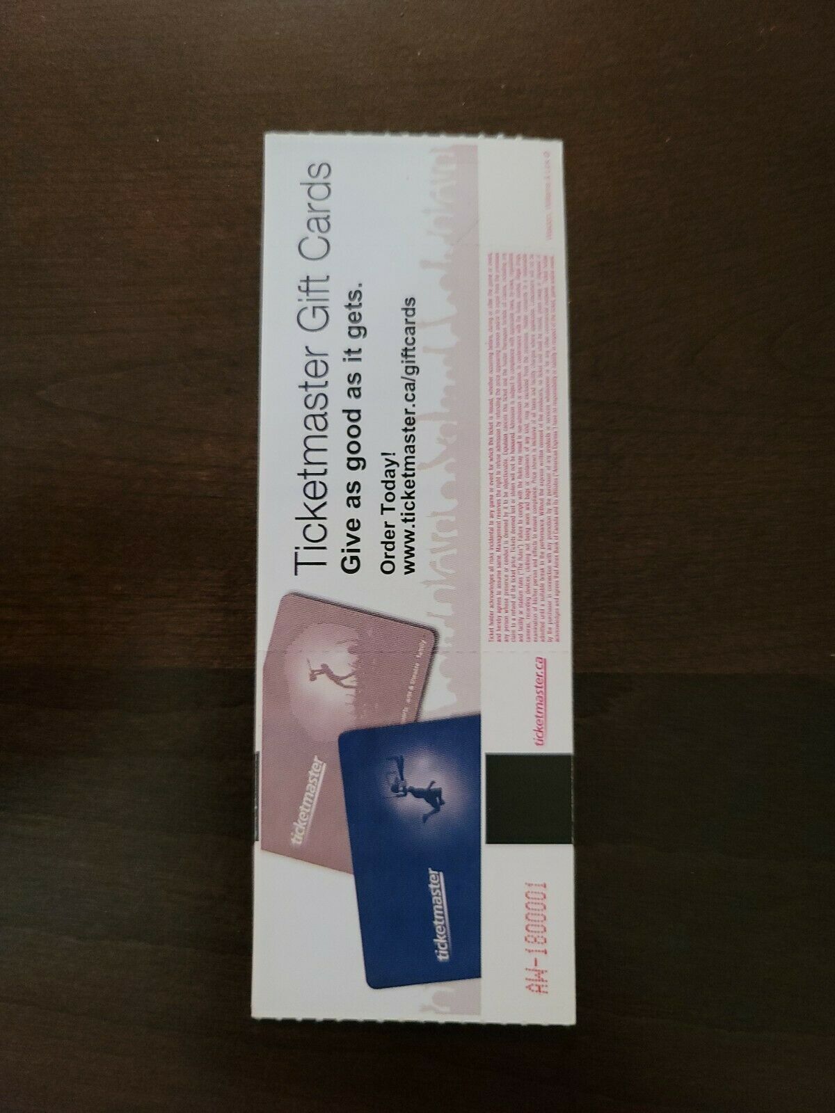 Justin Bieber 2017, Toronto Rogers Centre Original Concert Ticket Stub