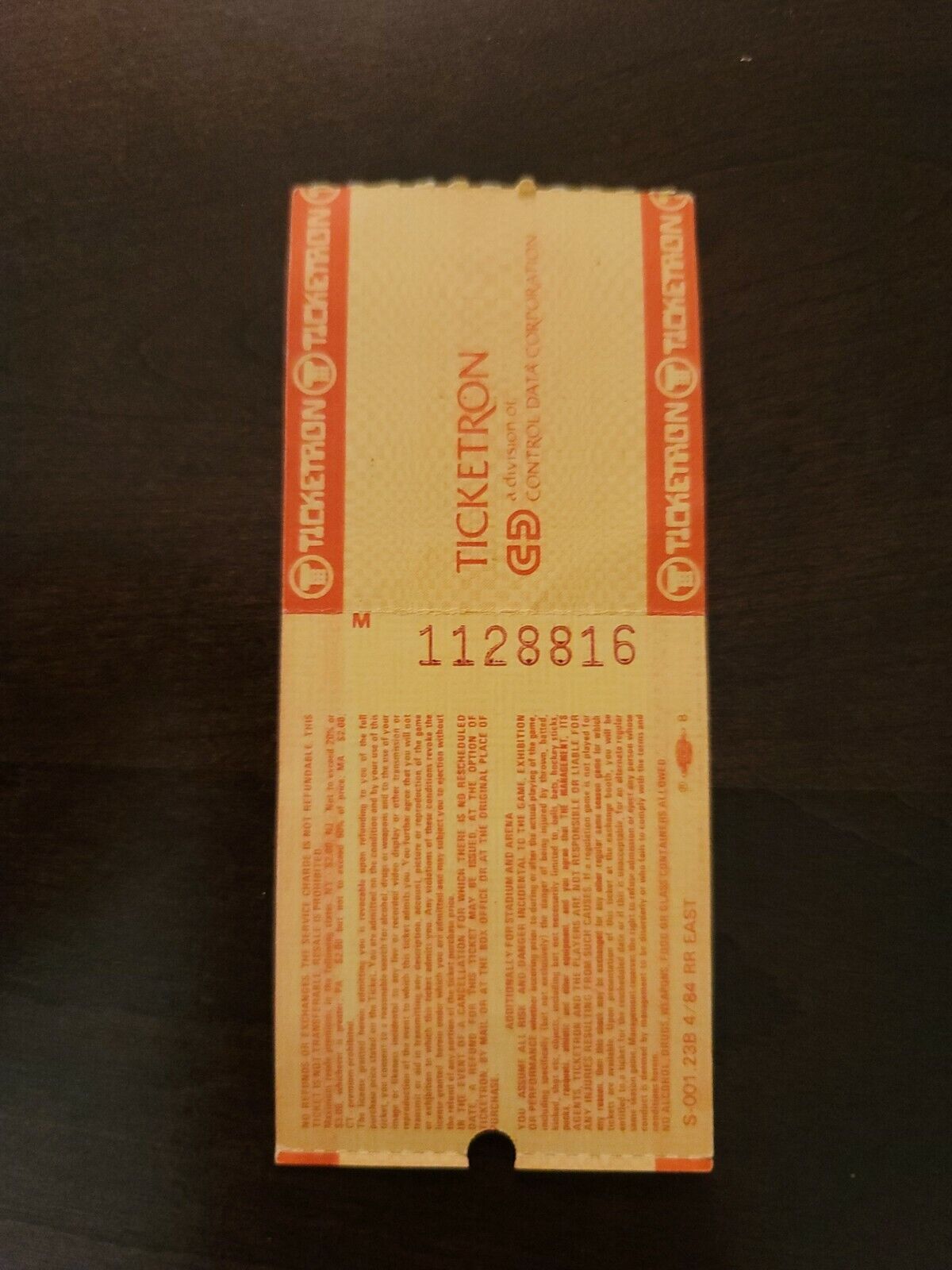 Kim Mitchell 1986, Toronto Kingswood Original Concert Ticket Stub