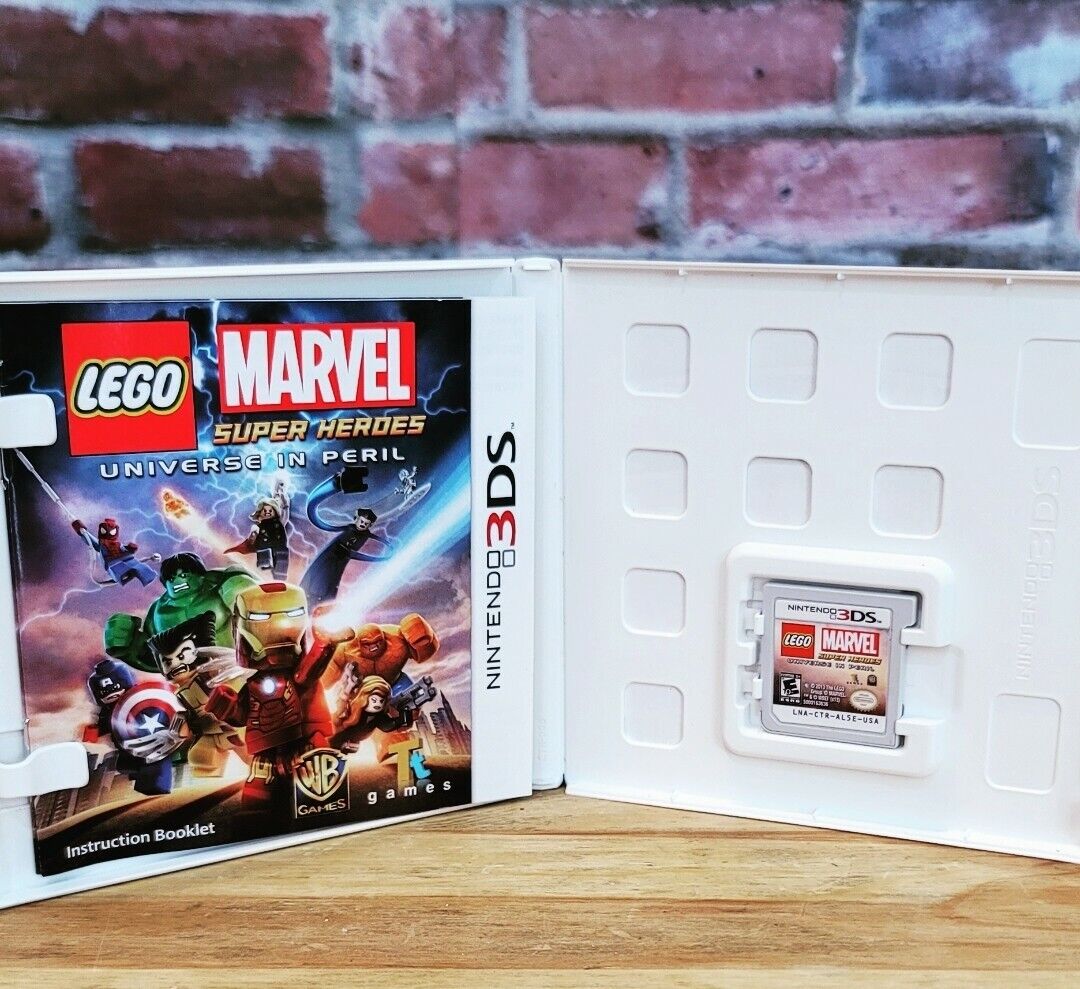 Lego Marvel Superheroes Universe In Peril Nintendo 3DS Video Game 2016 Complete!