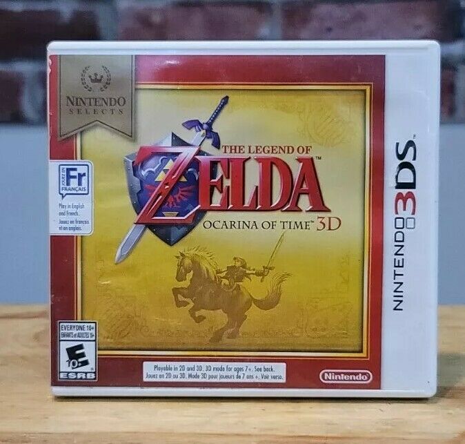 Legend Of Zelda Ocarina Of Time Nintendo 3DS Video Game Complete, Mint!