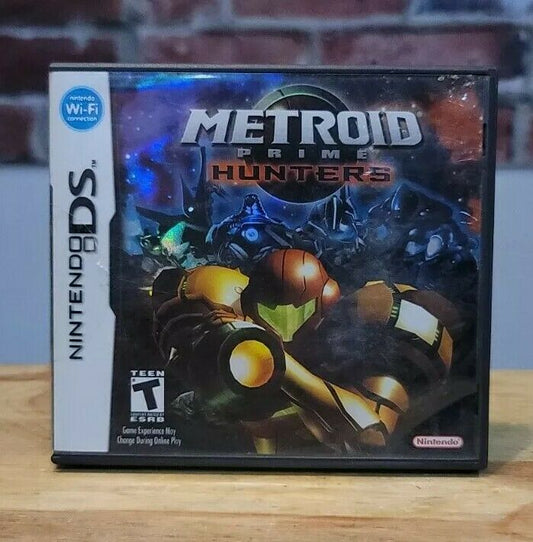 Metroid Prime Hunters Nintendo DS Video Game Complete, Mint!