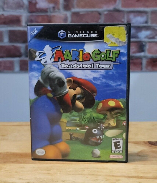 Mario Golf Toadstool Tour Original Nintendo Game Cube Complete