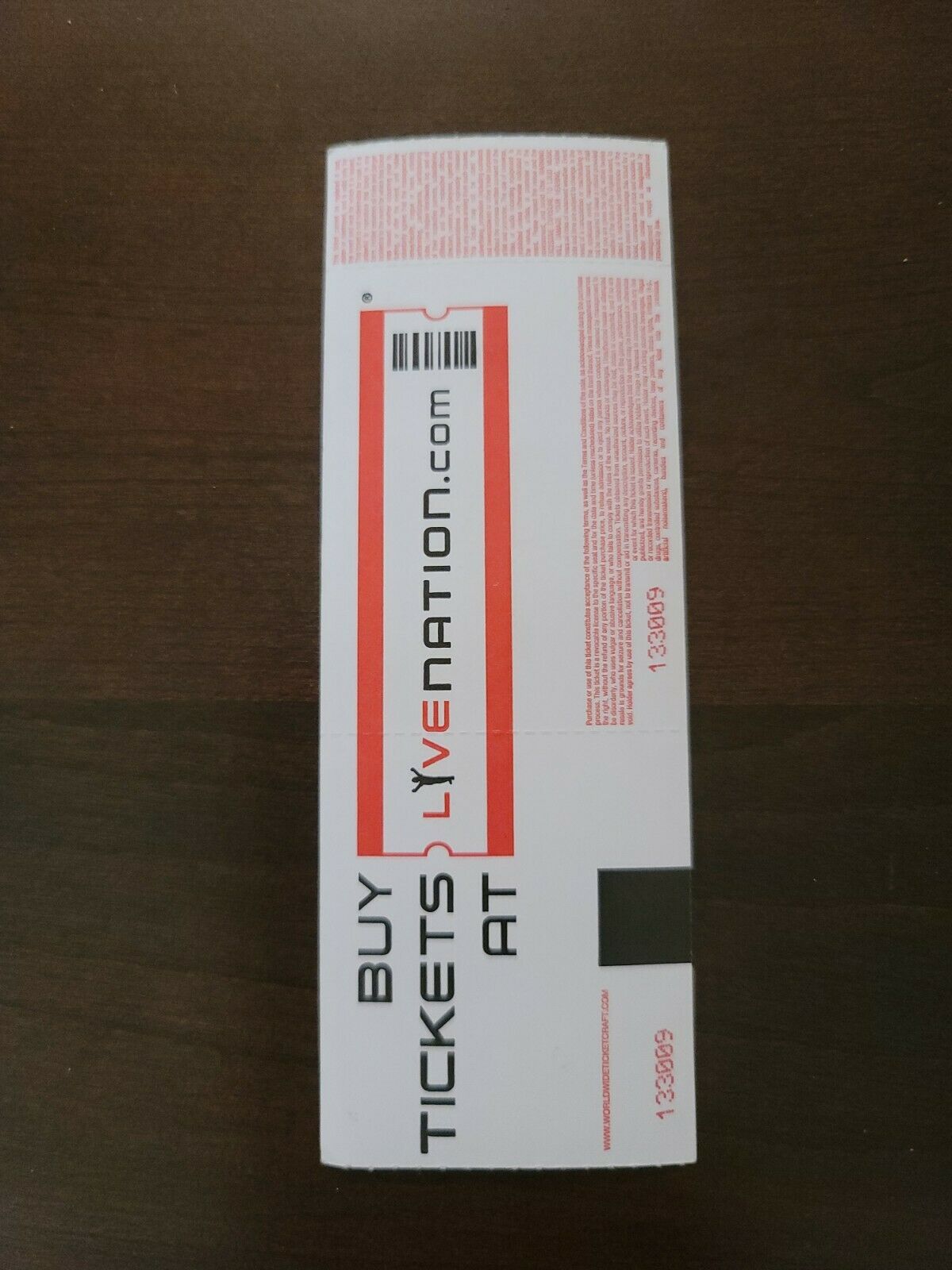 Neil Diamond 2012, Toronto Air Canada Centre Original Concert Ticket Stub
