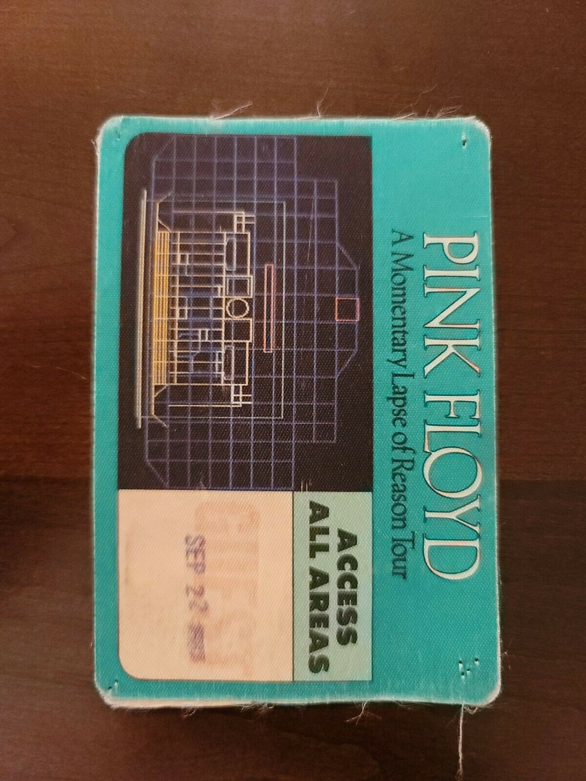 Pink Floyd 1987 Memory Lapse Of Reason All Access Backstage Pass Concert Ticket