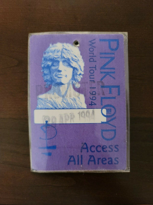 Pink Floyd 1994, Division Bell Tour All Access Backstage Pass Concert Ticket