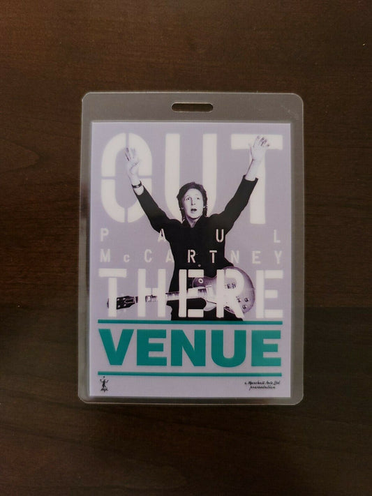 Paul McCartney 2013, Out There Tour All Access Backstage Pass Concert Ticket