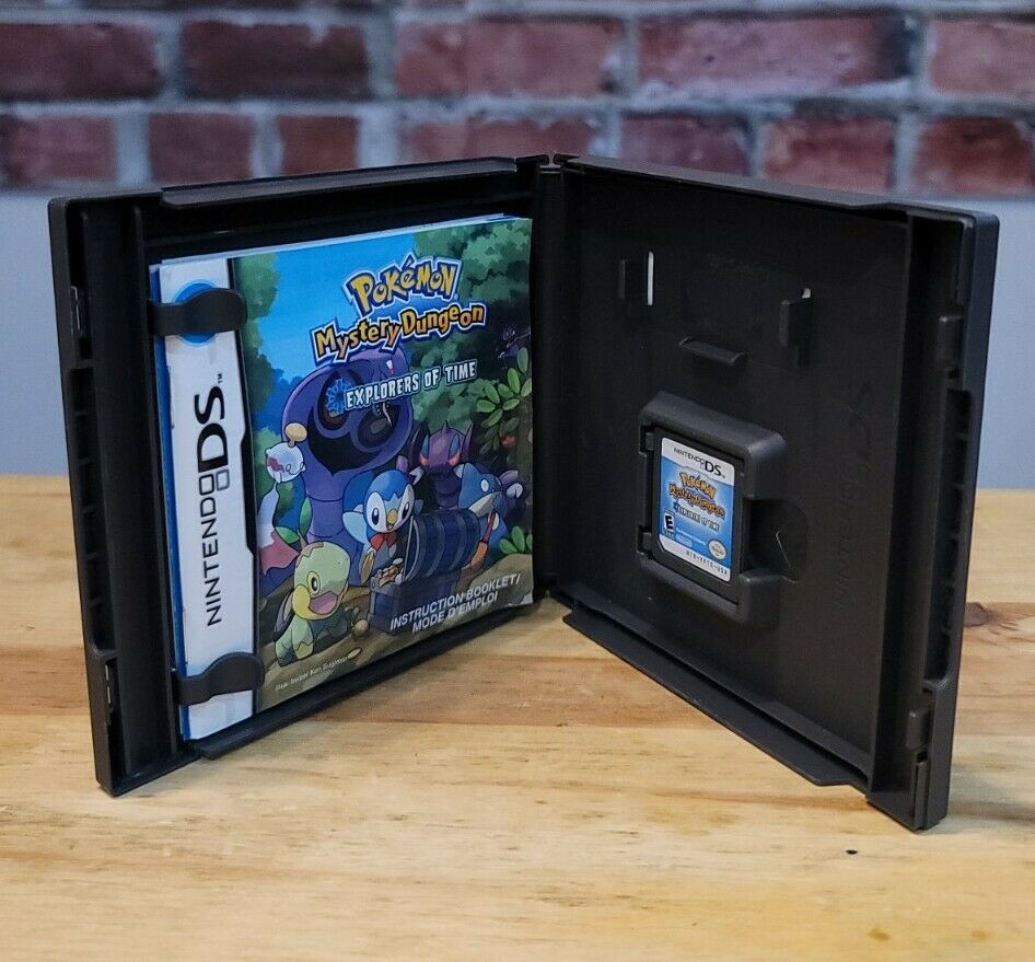 Pokemon Mystery Dungeon Explorers Of Time Nintendo DS Video Game Complete, Mint!