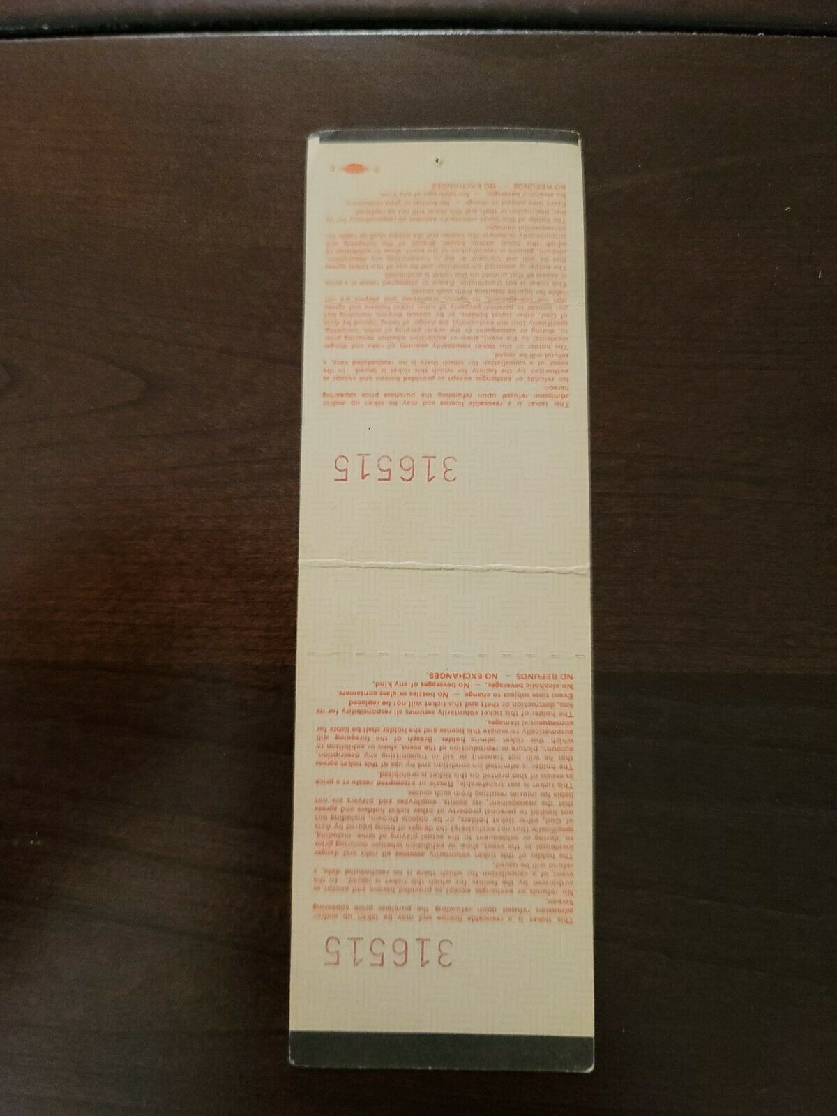 The Pogues 1989, Toronto Kingswood Theatre Original Concert Movie Ticket Stub