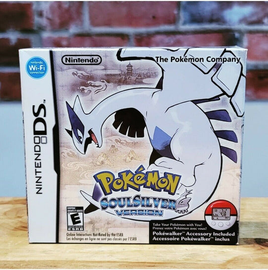Pokémon Soul Silver Edition Nintendo DS Video Game Complete, Mint!