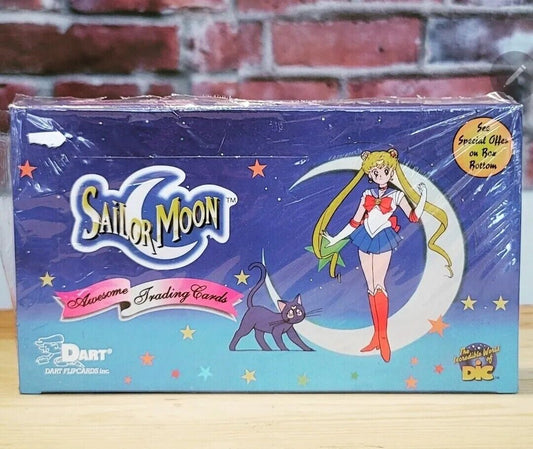 1997 Dart Sailor Moon Trading Cards Wax Box (30 Packs) Box Rare 1st Series!