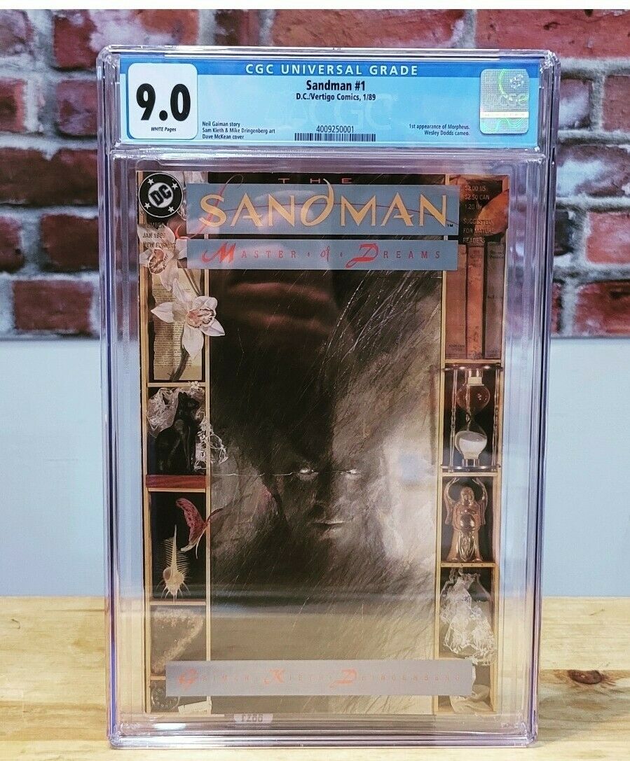 Sandman #1 Graded Comic Book (DC/Vertigo 1989) CGC 9.0 1st Appearance Morpheus