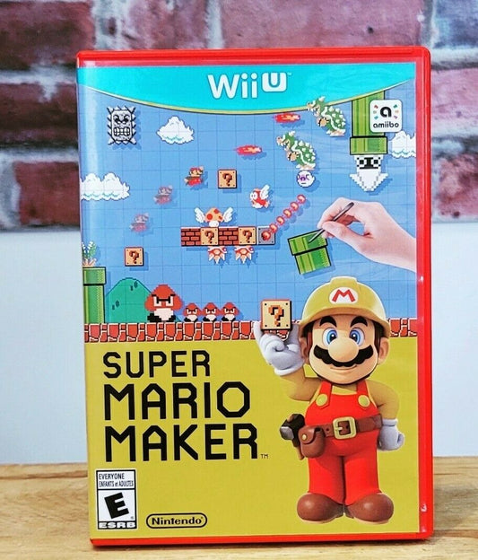 Super Mario Maker Nintendo Wii U Video Game, 2015 Complete!