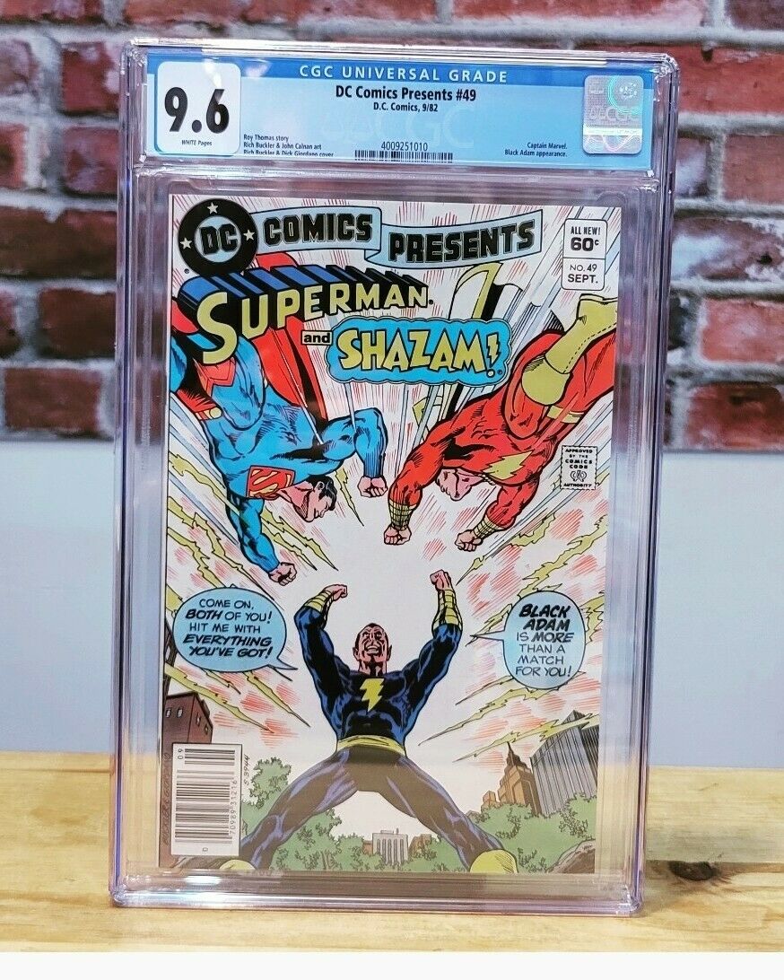 DC Comics Presents #49 Graded Comic Book (DC 1982) CGC 9.6 Captain Marvel Atom