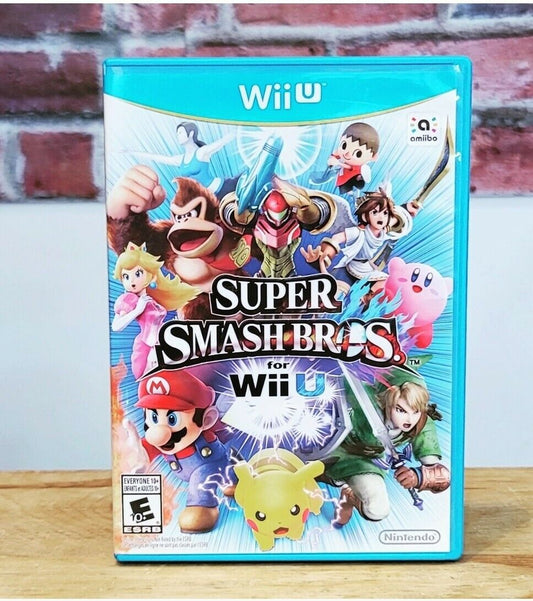 Super Smash Bros Nintendo Wii U Video Game, 2014 Complete!