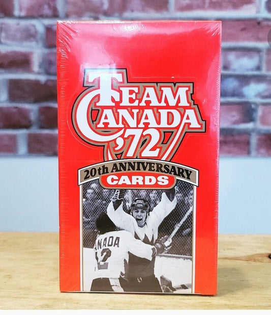 1992 - '72 Team Canada Hockey Card Factory Sealed Wax Box, (24 Packs) Rare