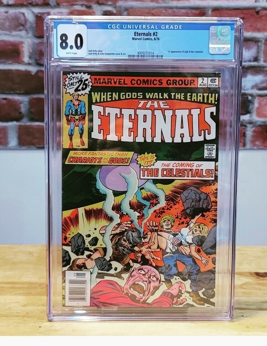 The Eternals #2 Graded Comic (Marvel Comics 1976) CGC 8.0 1st Celestials
