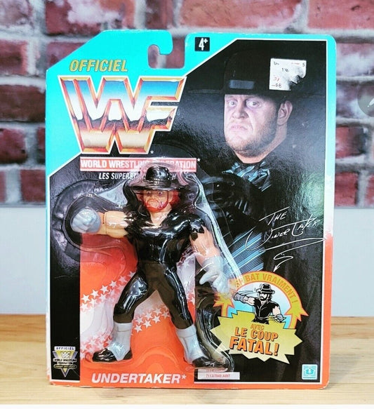 1992 Hasbro Undertaker WWE WWF Wrestling Figure MOC Sealed Rare French Edition!