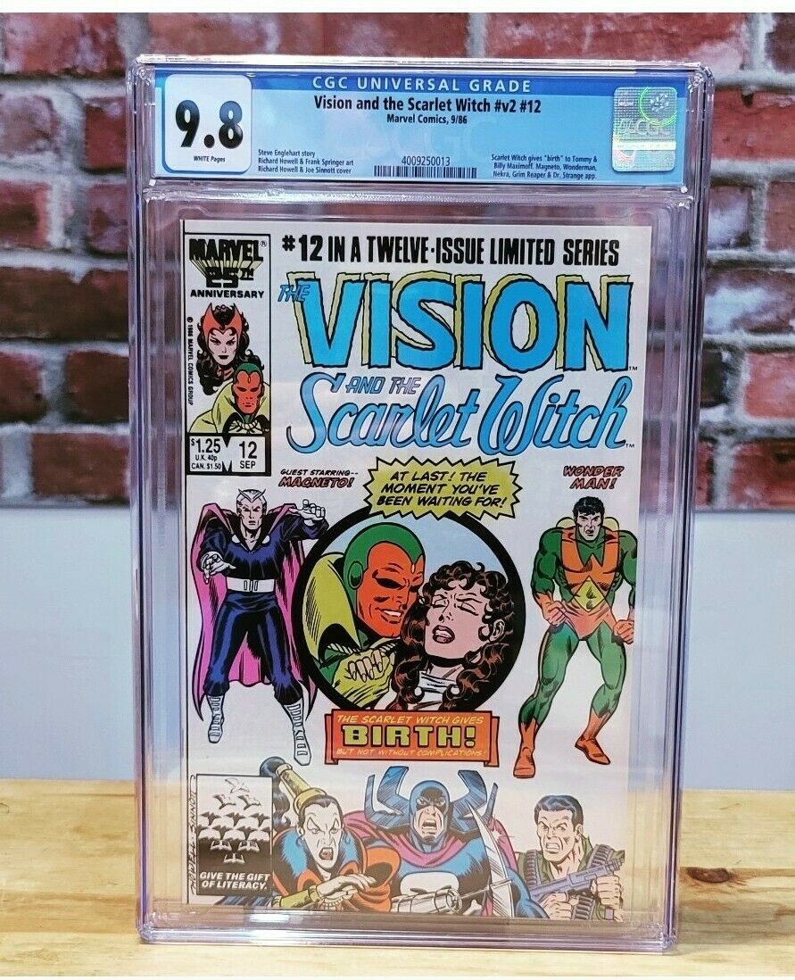 Vision Scarlet Witch #12 Graded Comic (Marvel Comics 1986) CGC 9.8 White Pages!