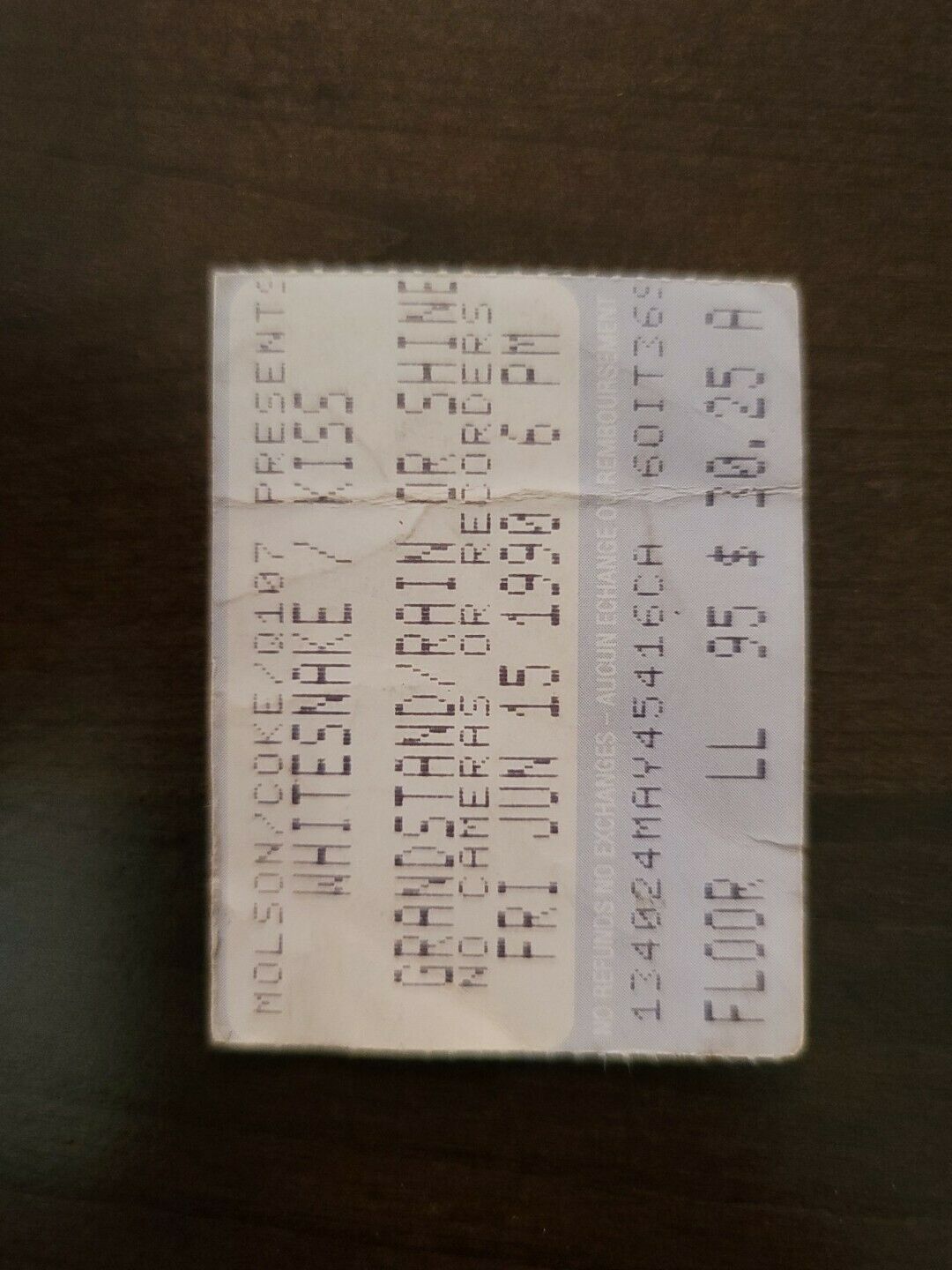 Whitesnake & KISS 1990, Toronto CNE Grandstand Original Concert Ticket Stub
