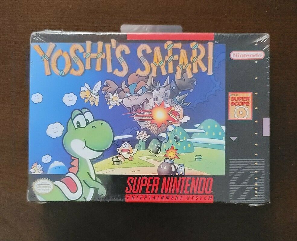 Yoshi's Safari SNES (Super Nintendo Entertainment System, 1993) Brand New Sealed