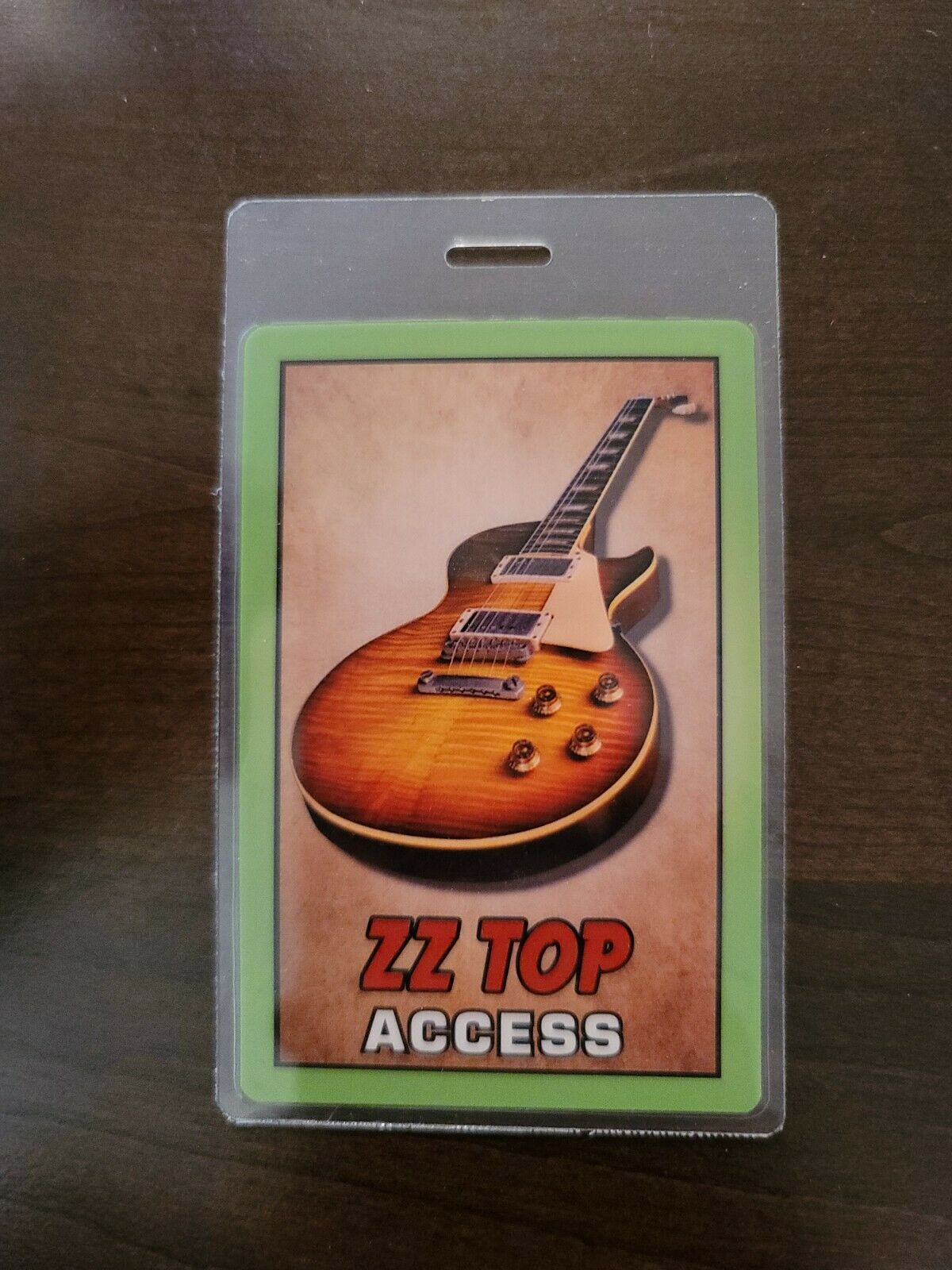 ZZ Top & Jeff Beck 2014 Original Back Stage Access Pass Concert Ticket